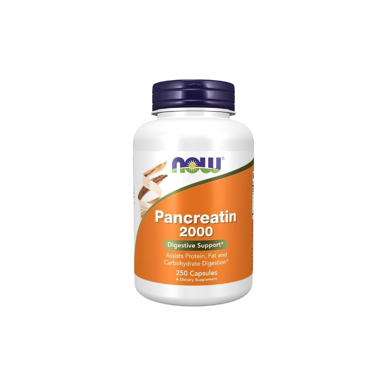 Pankreatin 2000 mg 250 Kapseln Now Foods